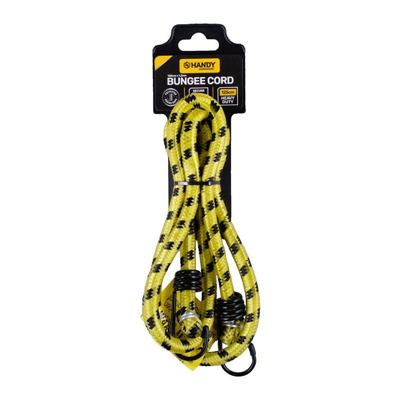 Bungee Cord Heavy Duty Yellow/Black 125cm