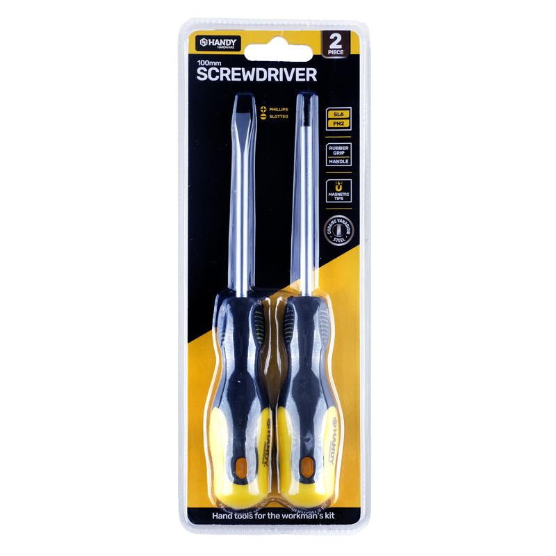 Screwdriver Phillips & flat head 2pack