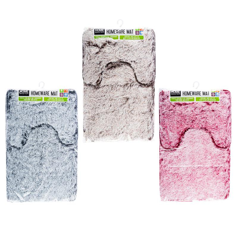 Bathroom & toilet mat set 2pce