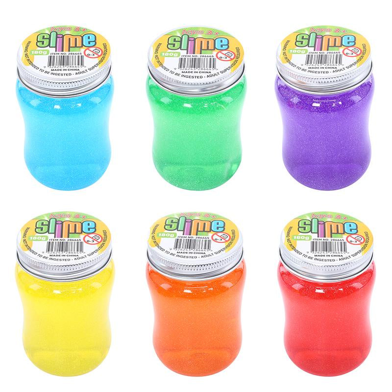 Glitter slime asst colours