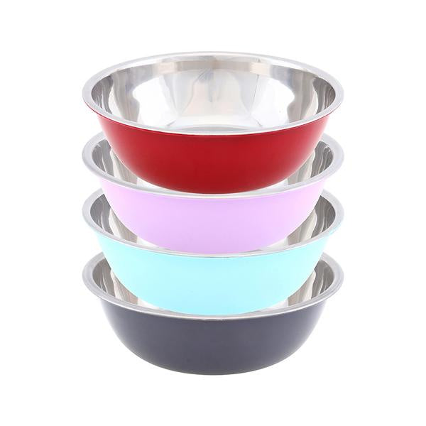 Coloured pet bowl stainless steel 350ml