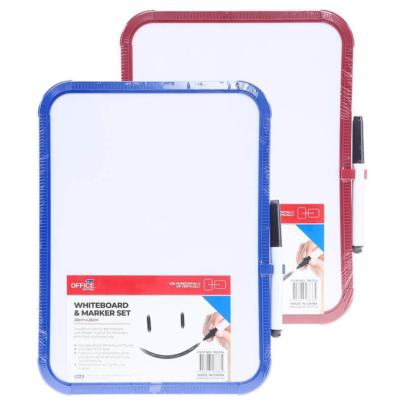 Whiteboard & marker set small