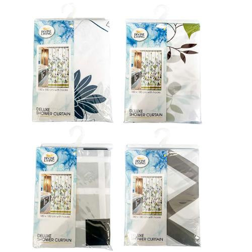 Shower curtain 180c180cm 90gsm