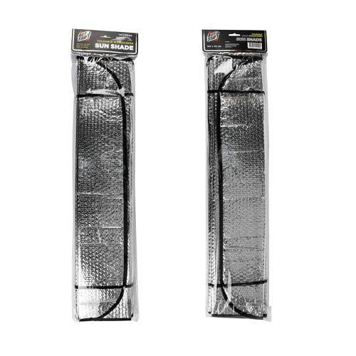Windscreen shade 147x70cm Silver