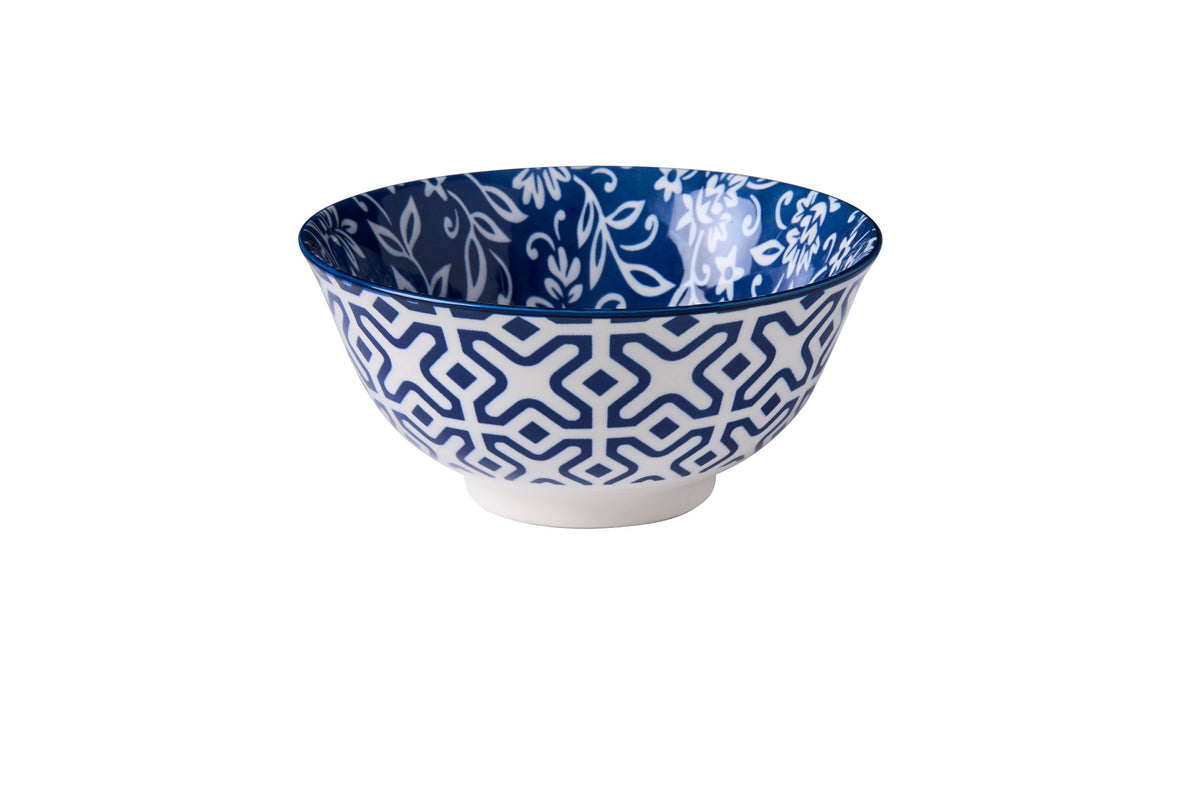 Porcelain bowl 15cm Blue Floral