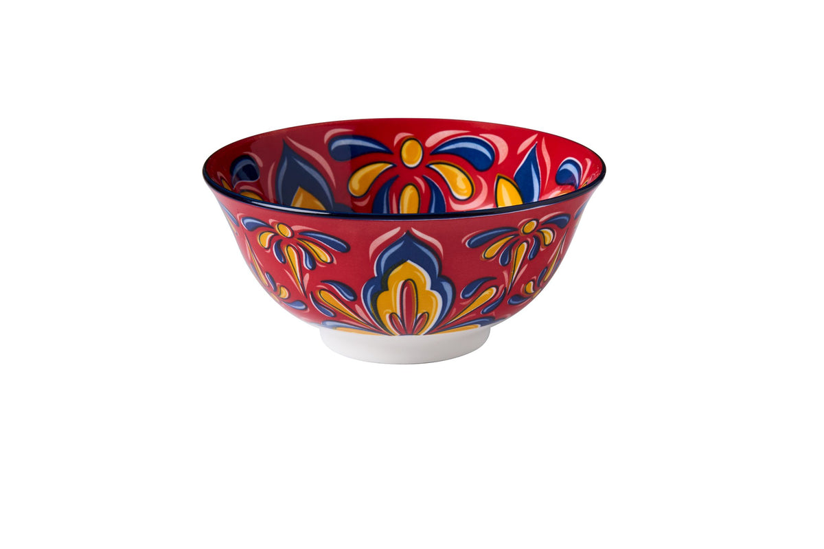 Porcelain bowl 15cm Fiesta red