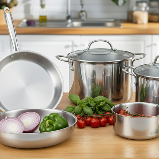 Stainless essentials 5pc cookware set