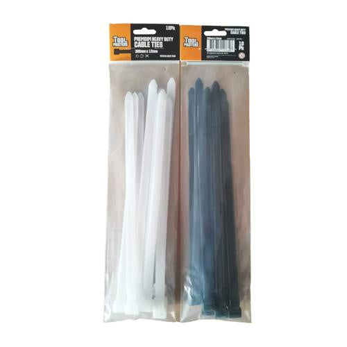 Cable tie 300mmx12mm 10pk