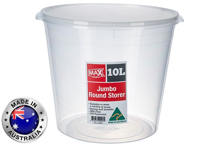 Max storage round jumbo 10litre