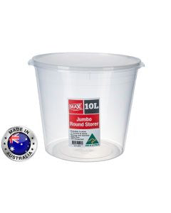 Max Storage Jumbo Round Storer 10Ltr