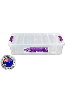 Storage box 3.8 litre clip top lid