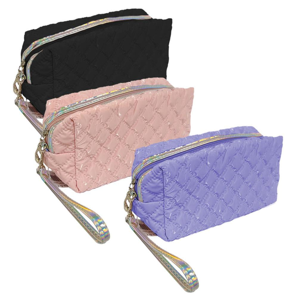 Cosmetic bag quilted 18x10x8cm