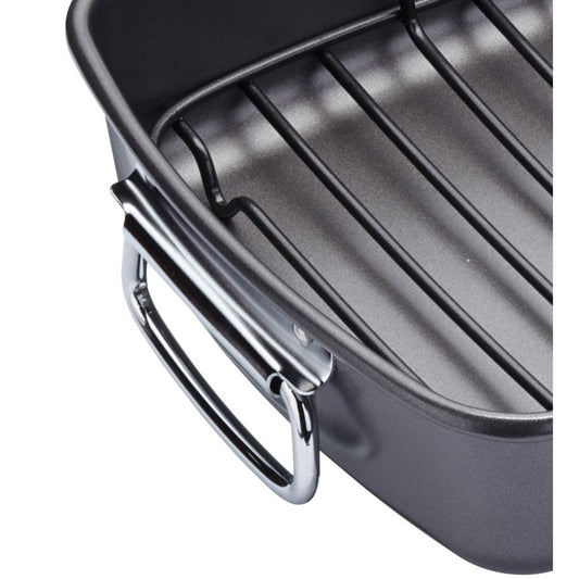 MasterCraft Non-Stick Roaster with Rack 40cm