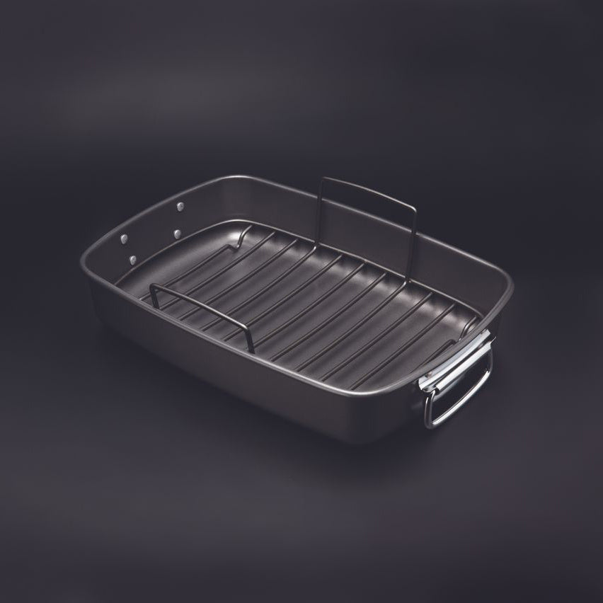 MasterCraft Non-Stick Roaster with Rack 40cm