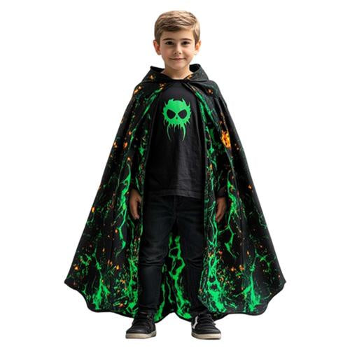 Costume kids neon cape