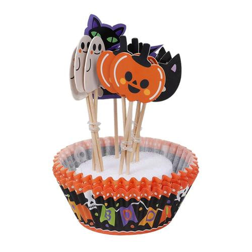 Spooky cupcake deco set pk16