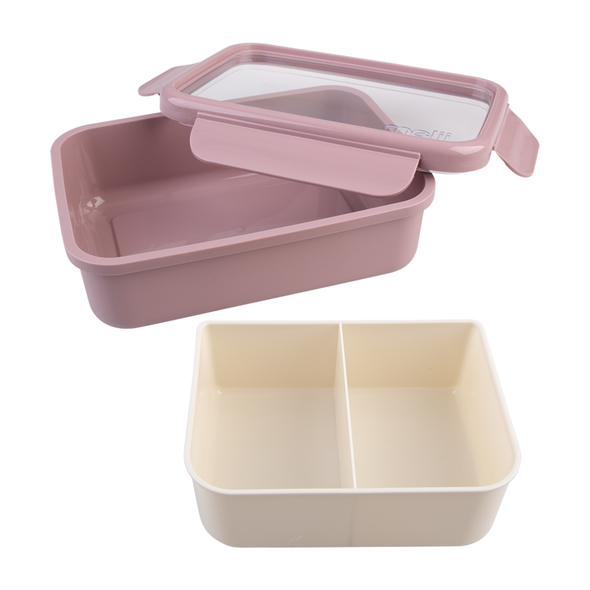 Bento box 1.25L Pink/Ivory