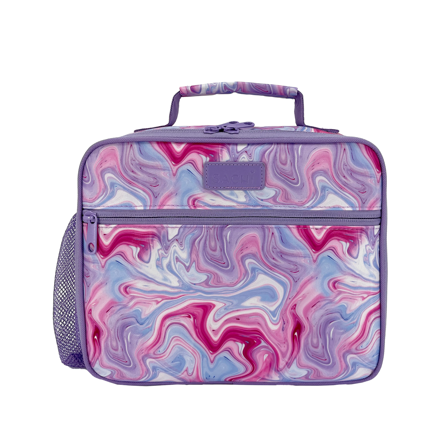 Insulated Crew lunch bag w/bottle holder Marbel swirls