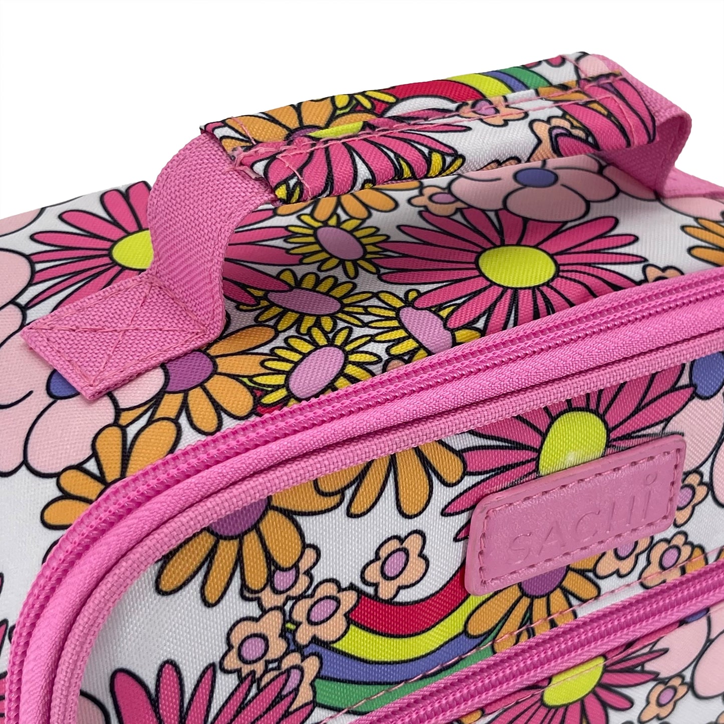 Insulated junior lunch bag flower power