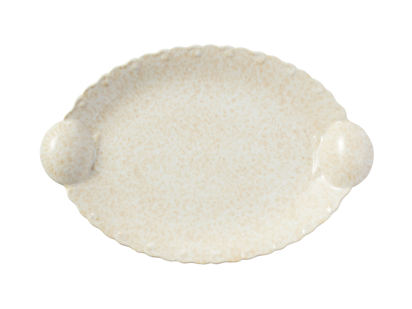 IL Mare shell oval platter 38x23cm