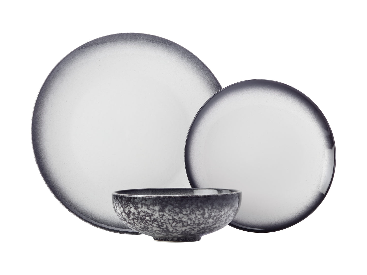 Caviar granite dinner set 12pc
