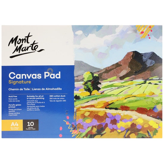 Canvas pad 10 sheet A4