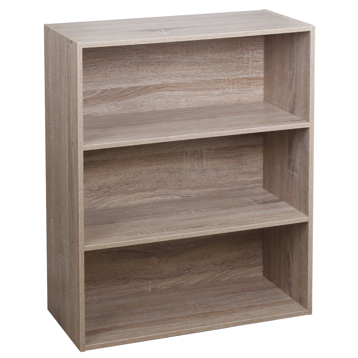 Bookcase 3Tier 61x24x75 Oak