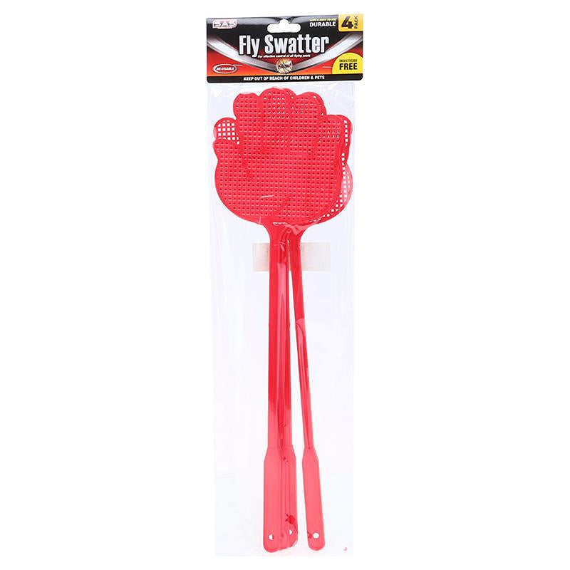 Fly swat 4pk red