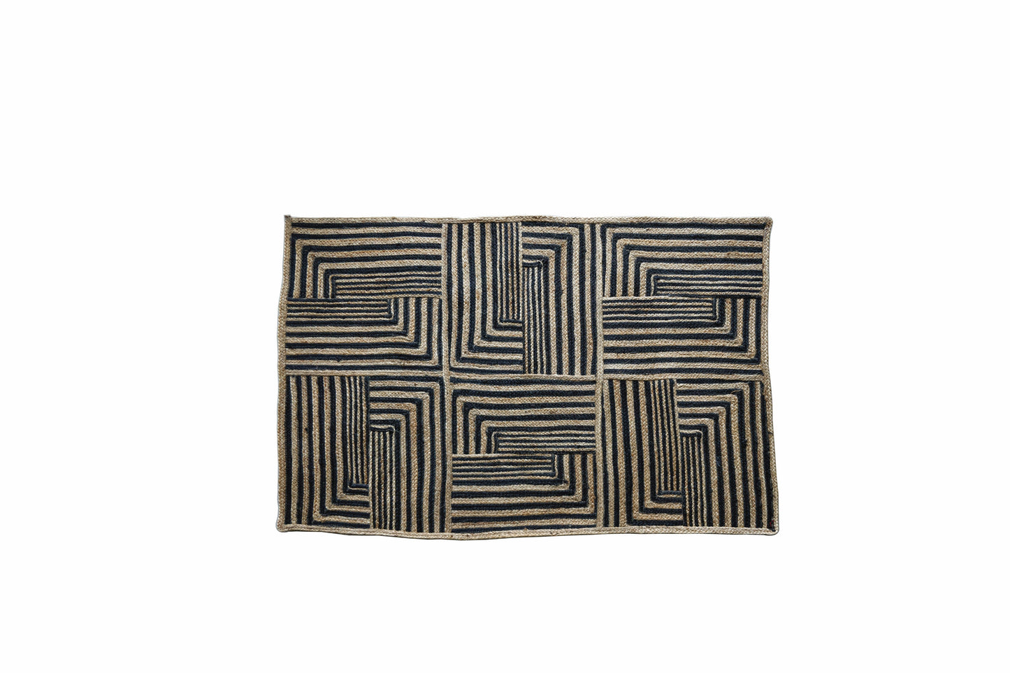 Ikram juts braided rug 90x60cm