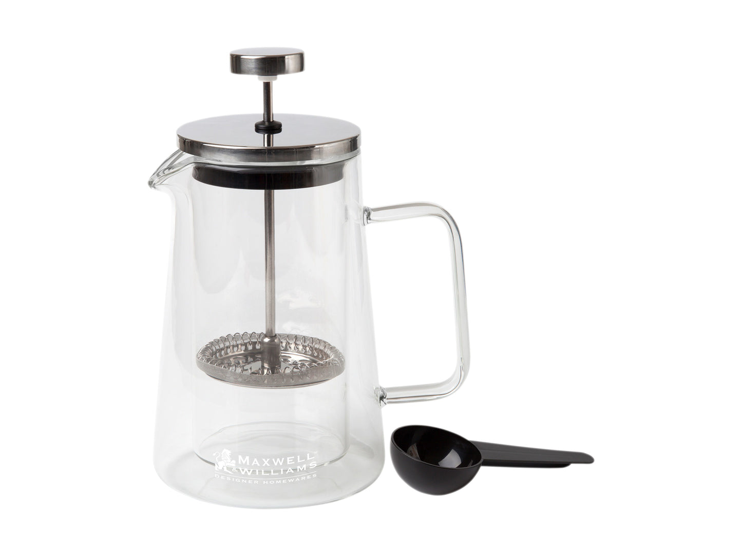 MW Blend Vienna Double Wall Plunger 350ML Clear Gift Boxed