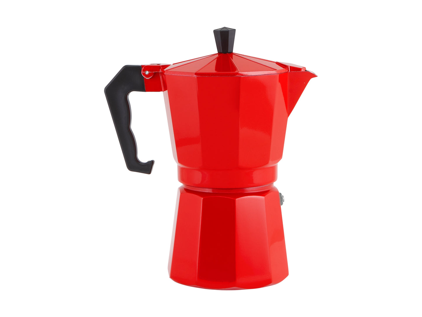 Traditional Stovetop Espresso Maker 6 cup Red