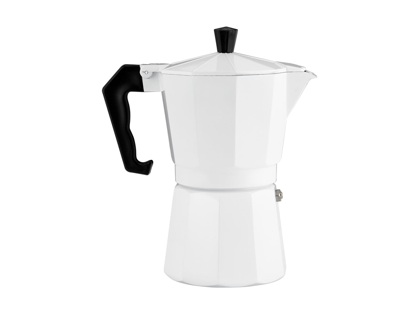 Traditional Stovetop Espresso Maker 9 cup White