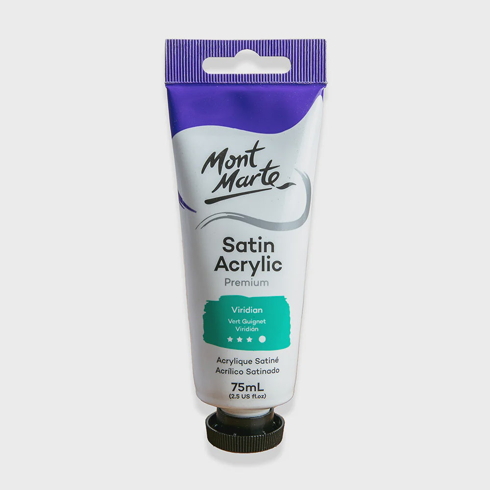 Satin Acrylic 75ml Veridian