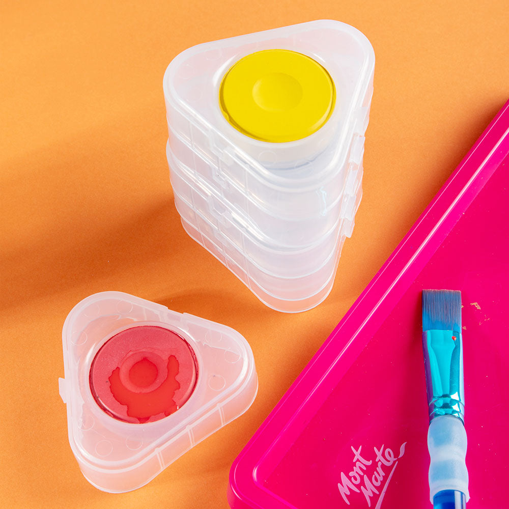 Tempera Paint Wheel Bright 6pce