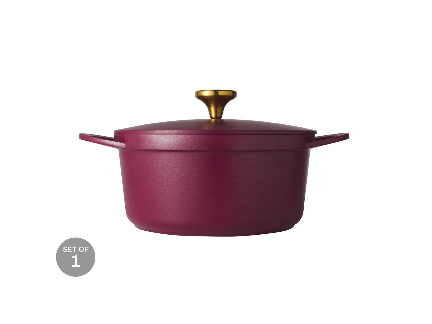 Cast lite NS casserole 24cm/4.2L Cherry GB