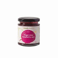 Finger lime + Raspberry jam