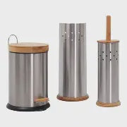3 in 1 Bathroom set stainless steel