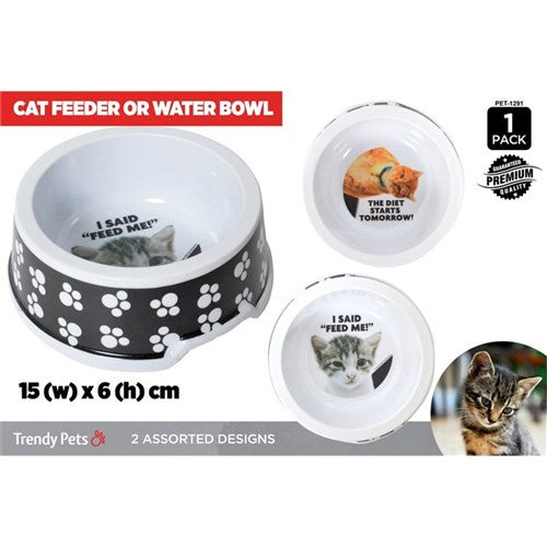 Comedy cat bowl 14.5cm
