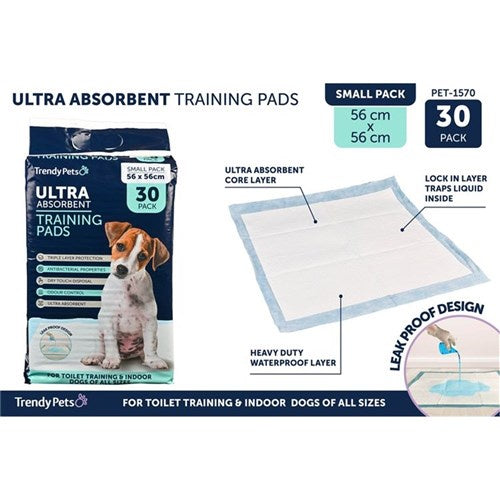 Puppy training pad 56x56cm 30pc