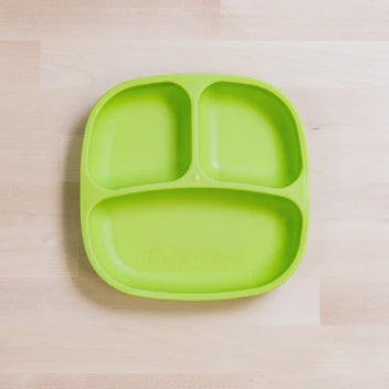 Divided plate green