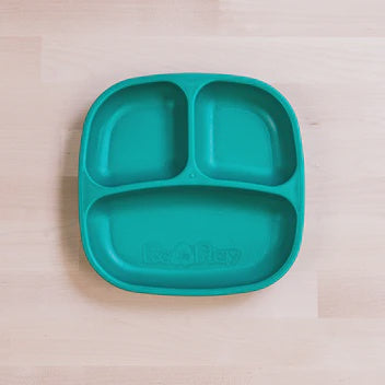 Divided plate teal