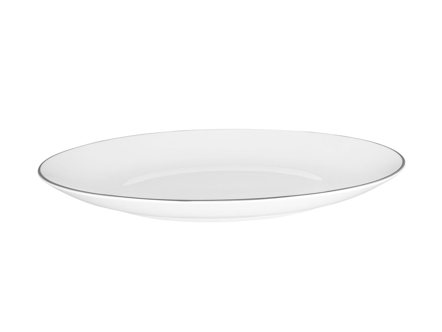 White platinum Coupe Dinner plate 27.5cm