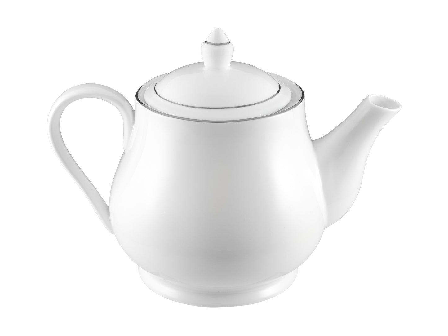 White platinum Teapot 1L