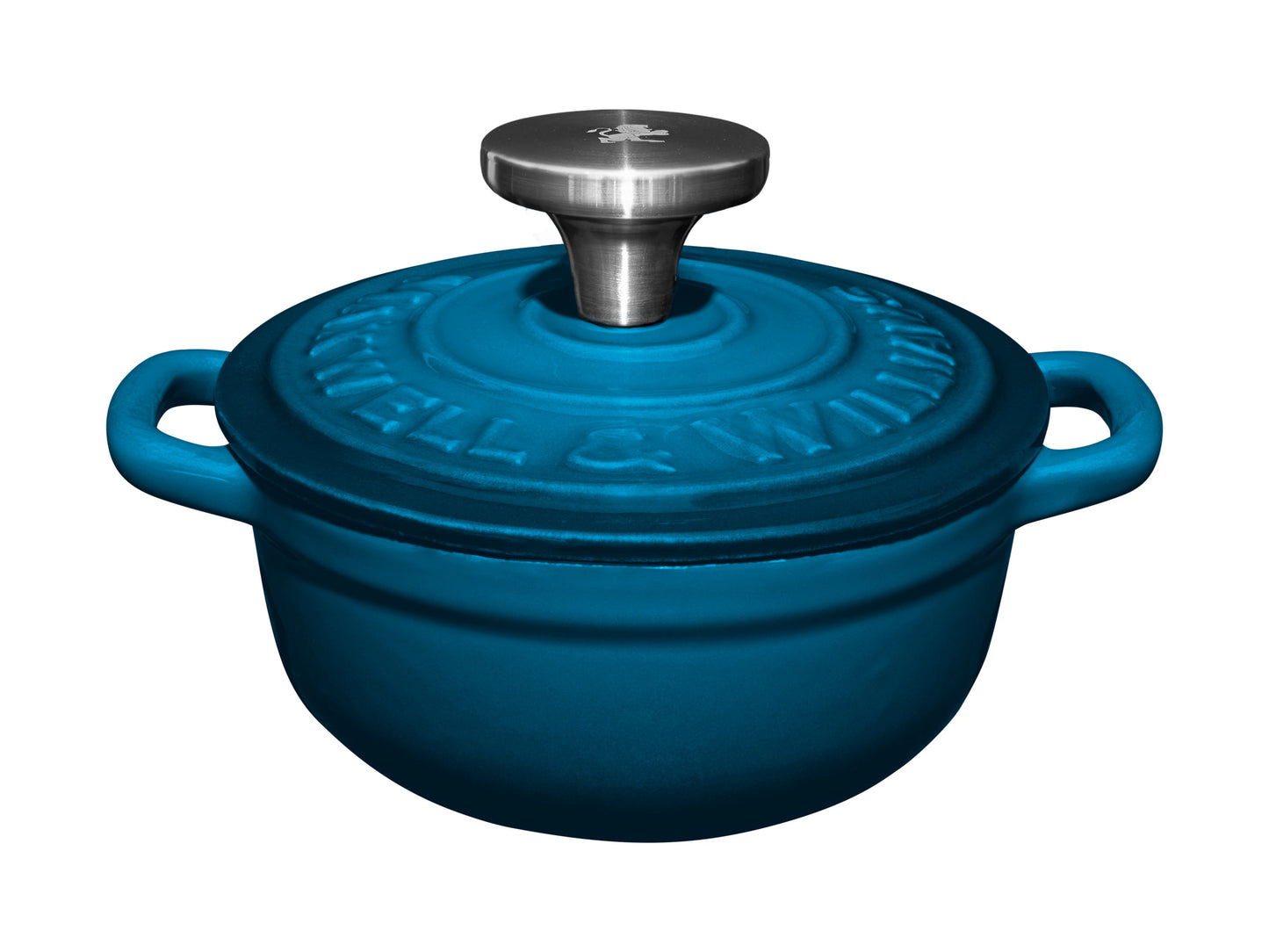 Cast iron cocotte midnight blue 9.5cm 260ml GB