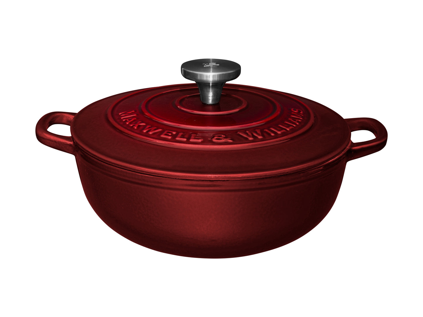 Cast iron round casserole merlot 24cm 3.3L GB