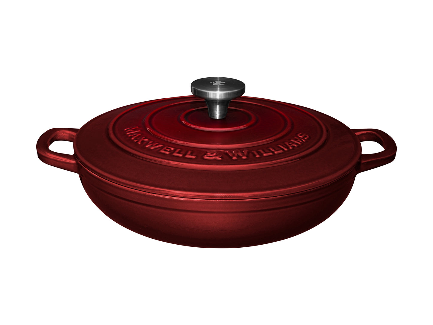 Cast iron braiser merlot 27cm 3.3L GB