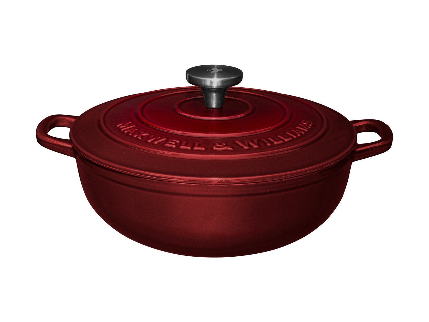 Cast iron round casserole merlot 26cm 4L GB