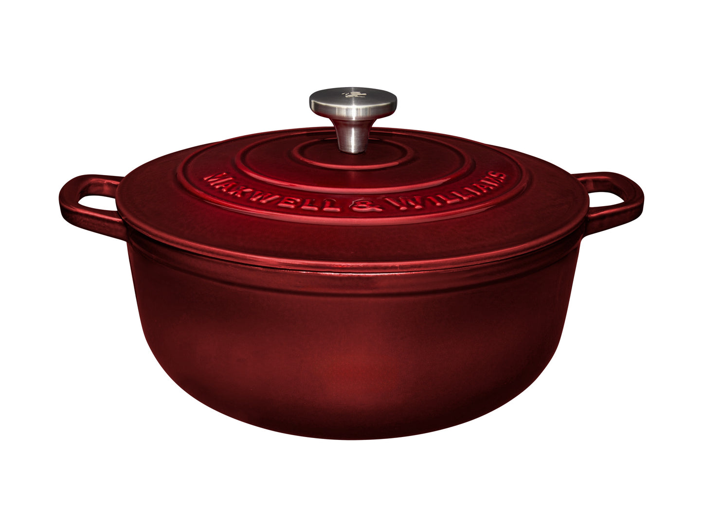 Cast iron round casserole merlot 28cm 6.2L GB