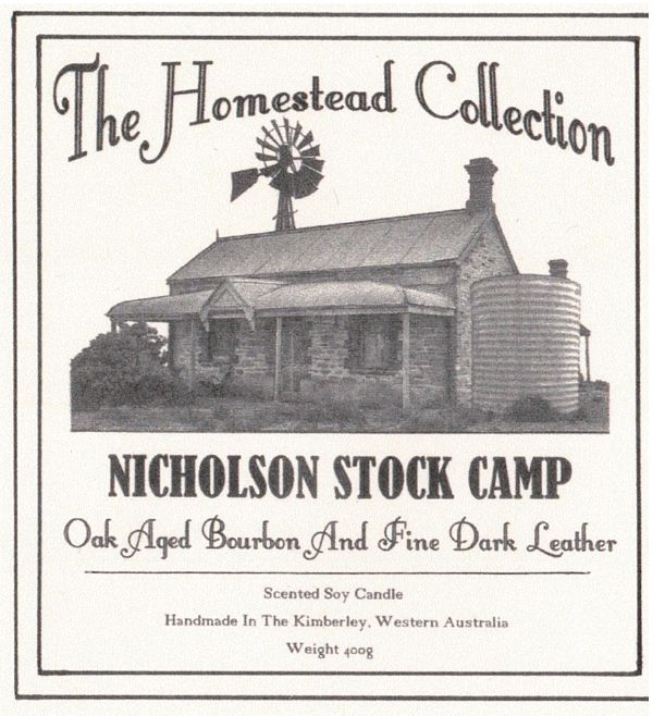 Nicholson stock camp jar candle