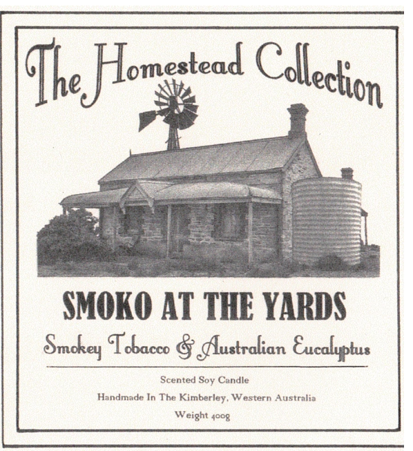Smoko at the yards jar candle